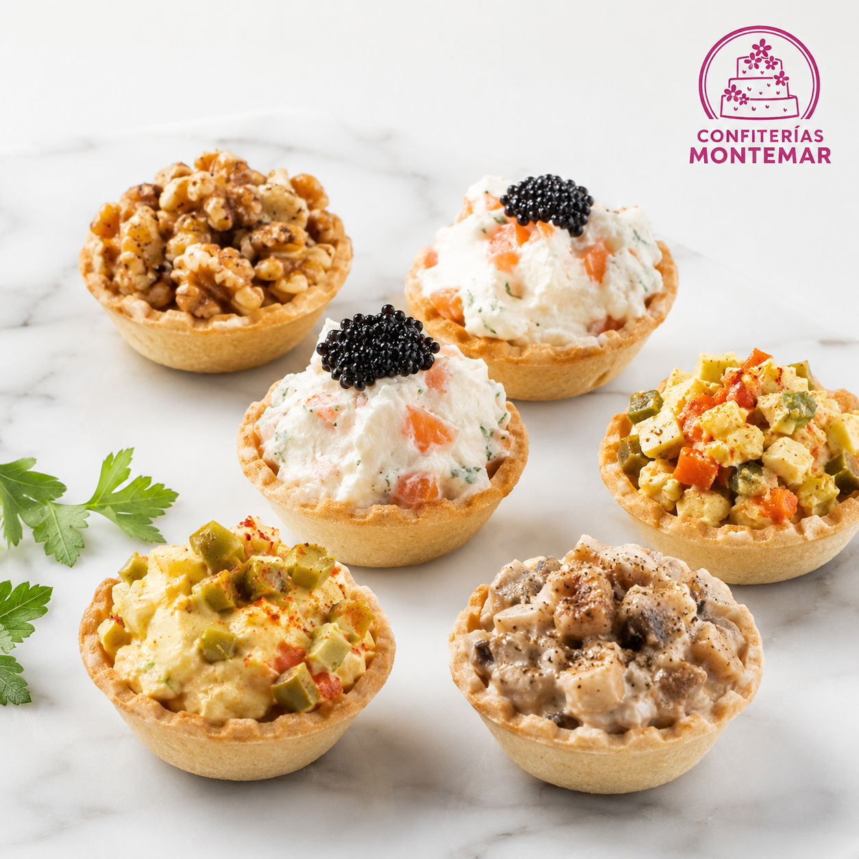 1 Tartaletas Rellenas saladas - Imagen 1