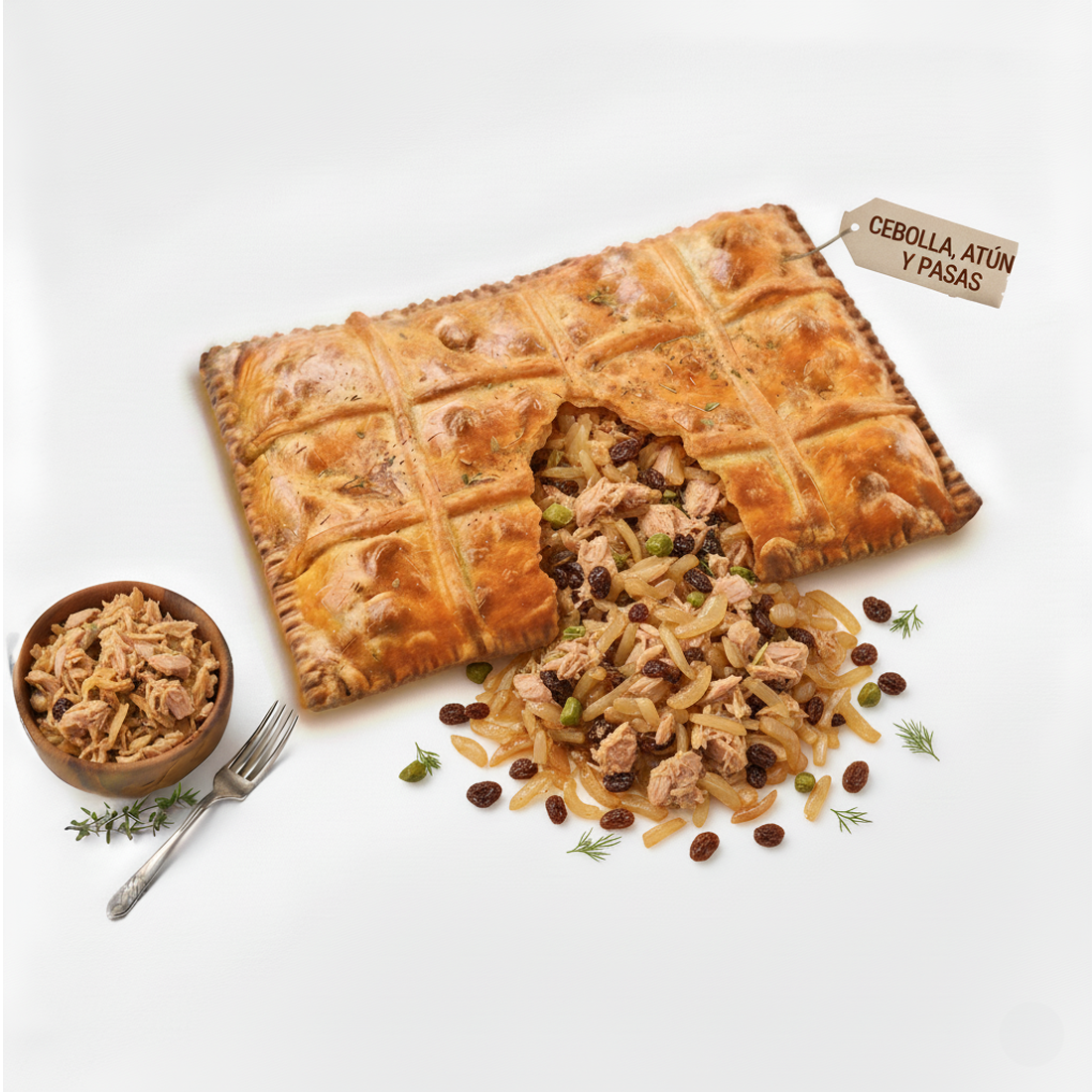 producto Empanada cebolla, atún y pasas - Imagen 1
