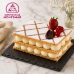 Tarta Milhoja de crema