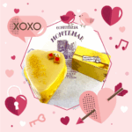 Tarta San Valentín Kinder + Bombones