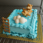Tarta Osito Volador – Azul Cielo